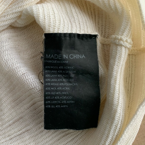 CLUB MONACO - Semi-sheer long-sleeve wool-blend top - Picture 4 of 9